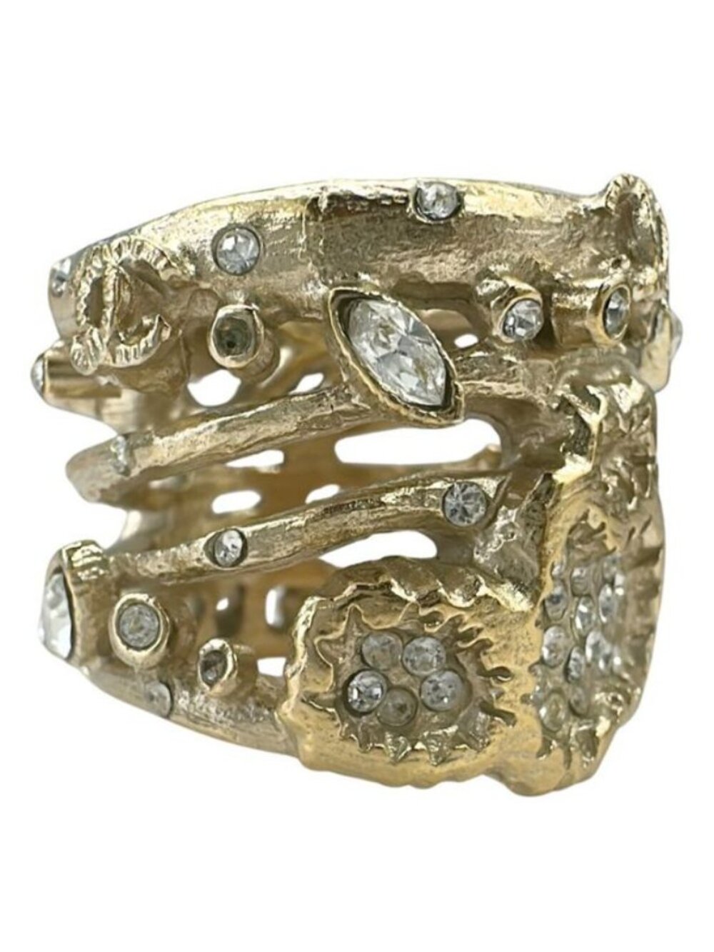 Chanel Rhinestone Ultra Ring - Picture 2 of 8